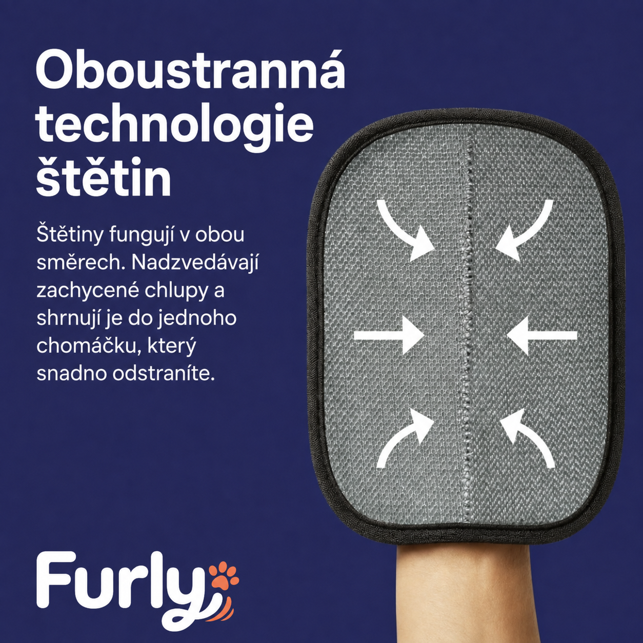Furly – rukavice na odstraňování chlupů